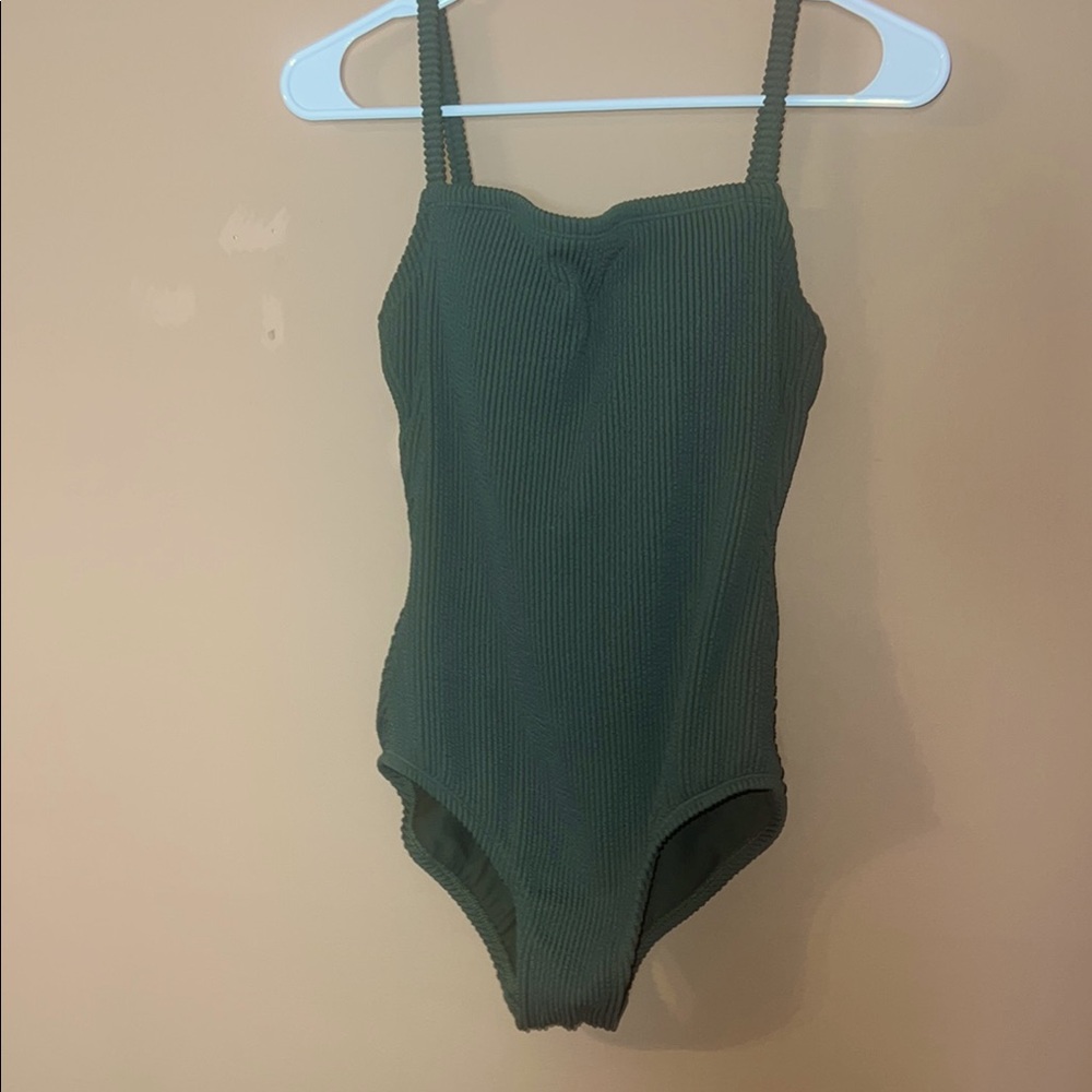 Kona Sol Olive Green One Piece Swimsuit